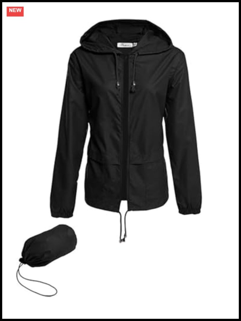 Women's Waterproof Packable Rain Jacket with Hood